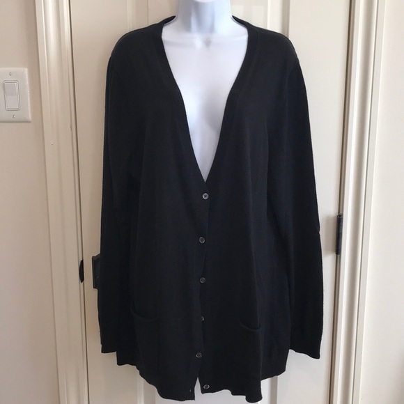 GAP Sweaters - Gap Bella Cardigan Rue Black XXL